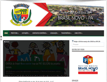 Tablet Screenshot of brasilnovo.pa.gov.br