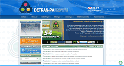 Desktop Screenshot of detran.pa.gov.br