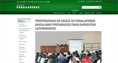 Desktop Screenshot of parauapebas.pa.gov.br