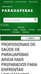 Mobile Screenshot of parauapebas.pa.gov.br