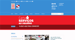 Desktop Screenshot of hemopa.pa.gov.br