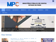 Tablet Screenshot of mpc.pa.gov.br