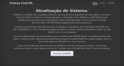 Desktop Screenshot of didem.policiacivil.pa.gov.br