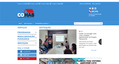 Desktop Screenshot of cohab.pa.gov.br