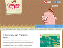 Tablet Screenshot of caravanapropaz.pa.gov.br