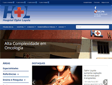Tablet Screenshot of ophirloyola.pa.gov.br