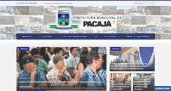Desktop Screenshot of pacaja.pa.gov.br