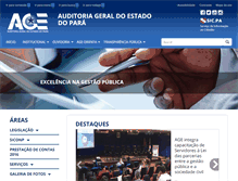 Tablet Screenshot of age.pa.gov.br