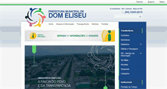 Desktop Screenshot of domeliseu.pa.gov.br